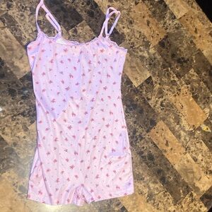 SHEIN Pink Floral Chemise